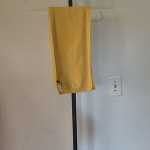 Talbots 100% Cashmere Yellow Scarf School Outdoor Minimalist Streetwear Casual